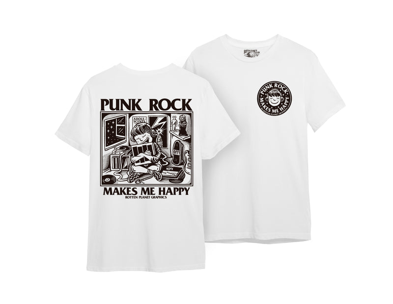 PUNK ROCK White T-shirt