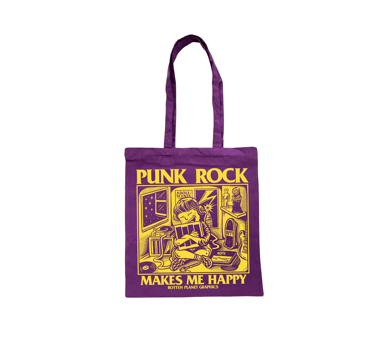 PUNK ROCK Purple Bag