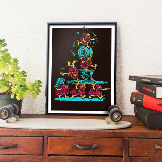 BUILDERS Art Print