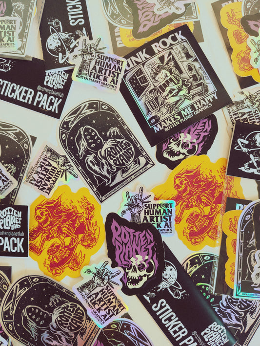 ROTTEN PLANET Sticker Pack