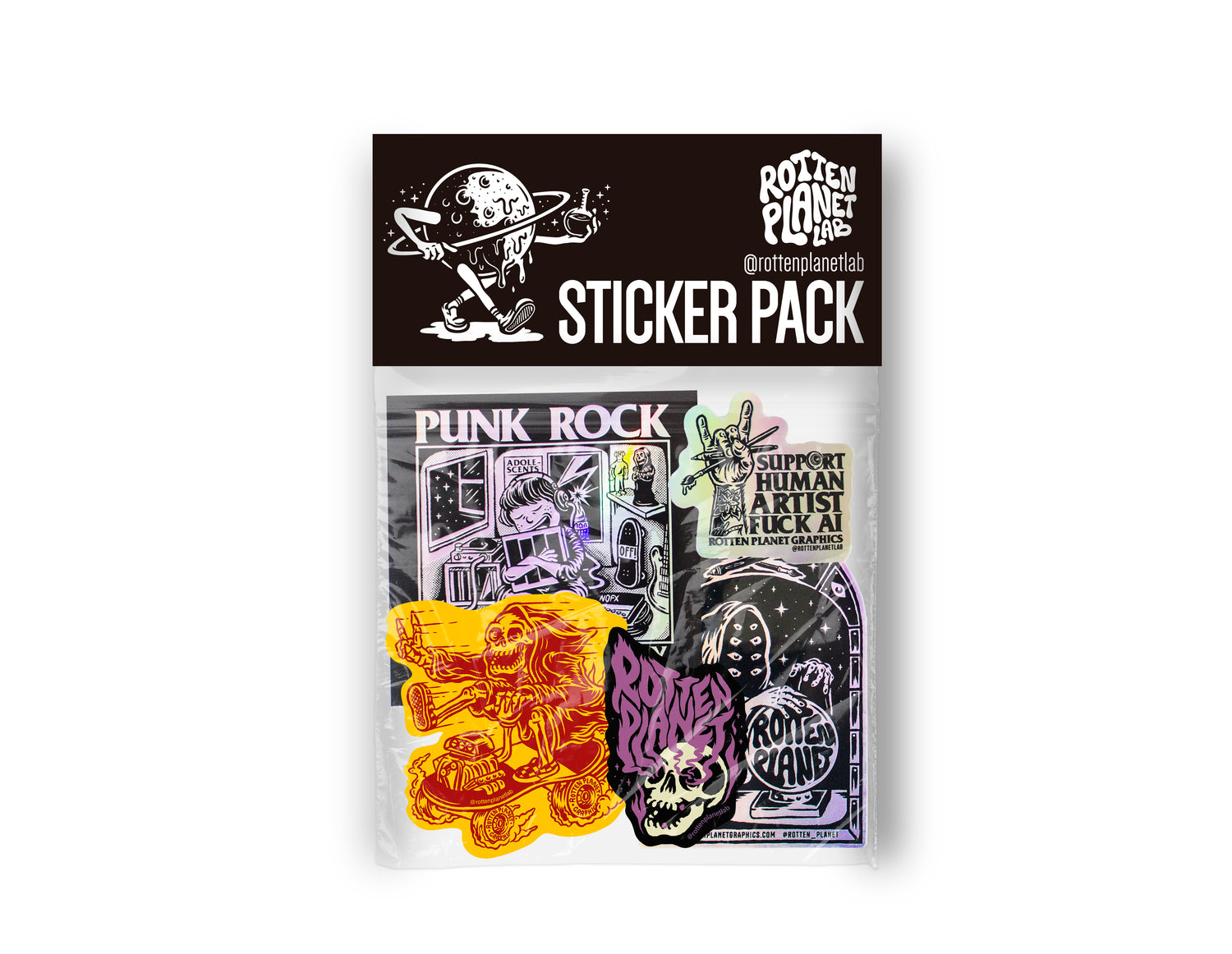 ROTTEN PLANET Sticker Pack